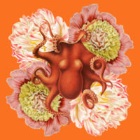 Orange Octo Bloom Design