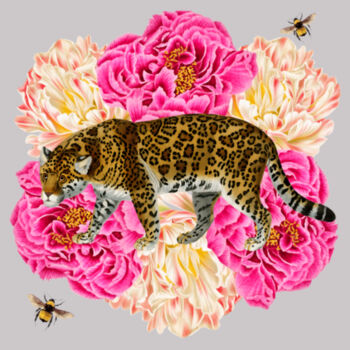 Jaguar Peony Hoodie Design