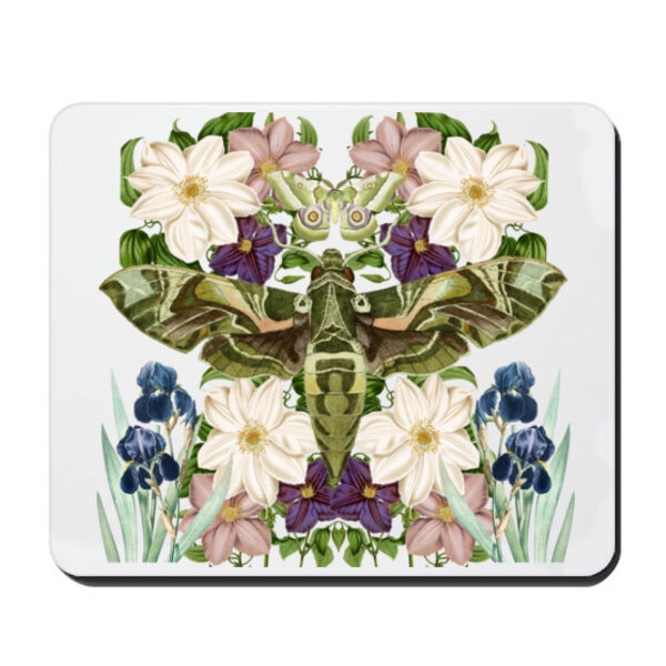 Emerald Moth Mouse Pad Thumbnail