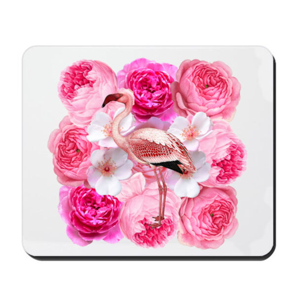 Flamingo Rose Mouse Pad Thumbnail